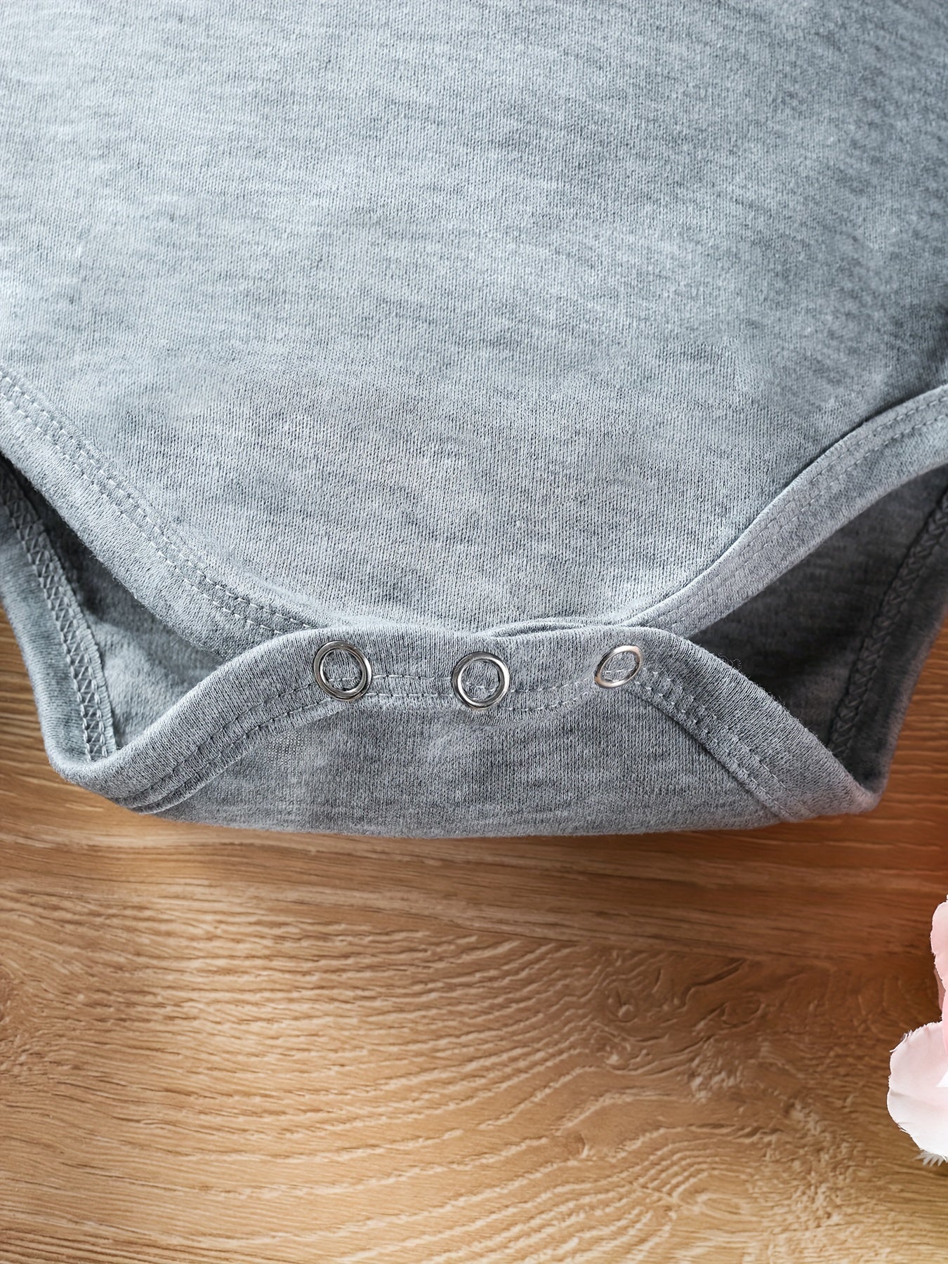 Infant Baby Boys "My Siblings Have Paws" Short Sleeve Onesie Clothes, Suitable For Indoor And Outdoor Wear