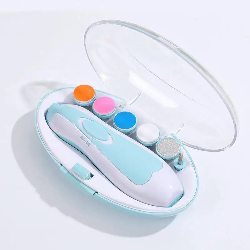 Baby Electric Nail Trimmer Kid Nail Polisher Tool Baby Care Multifunctional Fingernail Cutter Trimmer Infant Manicure Set