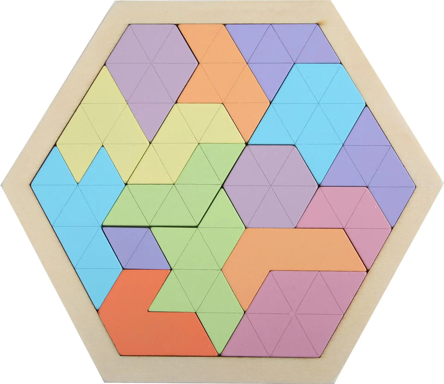 Wooden Tangram Jigsaw DIY Puzzle Kids Learning Educational Toys for Children Thinking Training Wood Toy Puzzles Montessori Games