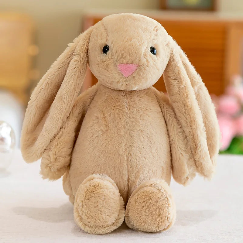 Cute Bunny Rabbit Plush Toy Long Ear Soft Stuffed Doll Girls Kids Baby Toy Kawaii Animal Birthday Gifts 