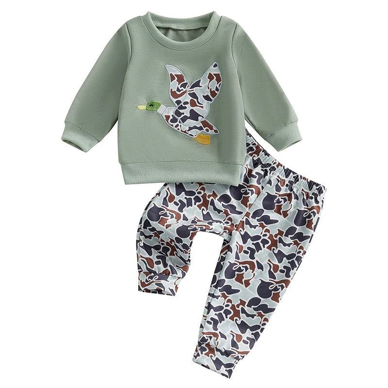 Camo Duck Baby Outfit Set