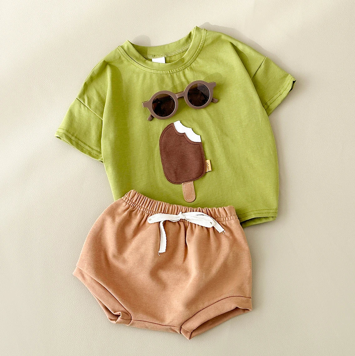 Infant Cotton Ice Cream Outfit