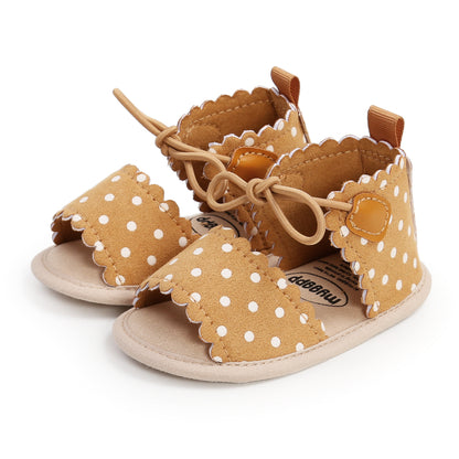 Adorable & Lightweight Baby Girl Sandals: Open-Toe, Easy Fasten Crib Shoes Perfect for First Walkers – Spring/Summer Ready