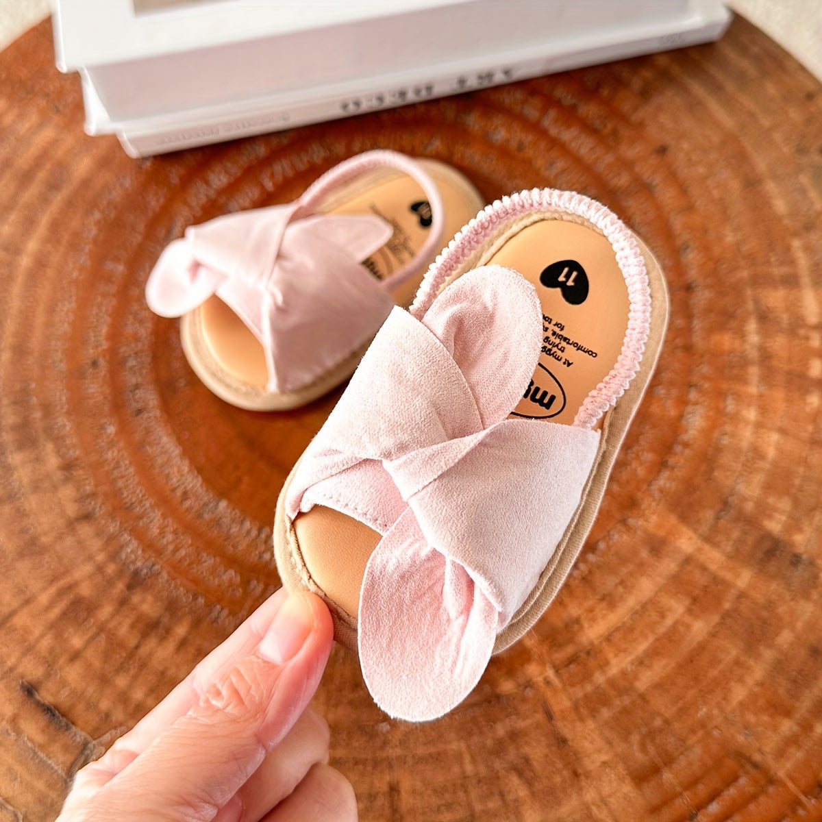 Floral Non-slip Baby Girl Sandals with Ruffle Trim – Comfy Open Toe Toddler Princess Shoes for Spring/Summer