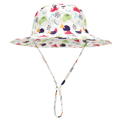 Summer Baby Sun Hats for Girls And Boys, Beach Bucket Hats for Ages 0-8.