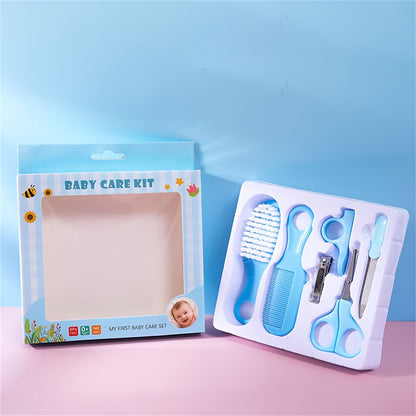 6pcs Comb and Brush Set, 3 Colors Baby Nail Clippers Kit, Baby Care Wash Set