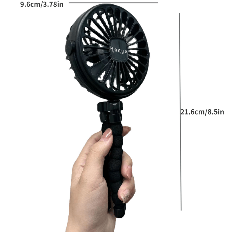 Baby Stroller Fan Hand Held Rechargeable USB Bladeless Small Folding Fans Mini Ventilator Silent Table Outdoor Cooler Neck Fan Desk Fan Christmas, Halloween, Thanksgiving Day Gift Easter Gift