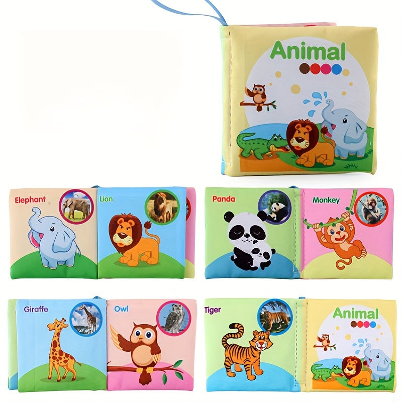 [Soft Baby Books] 8, 5 & 3 Soft Cloth Baby Book Sets | Cognitive Cloth Books, Tear-Resistant And Washable, Vivid Fruit, Animal And Ocean Themes, Early Education, Perfect Christmas Birthday Gifts