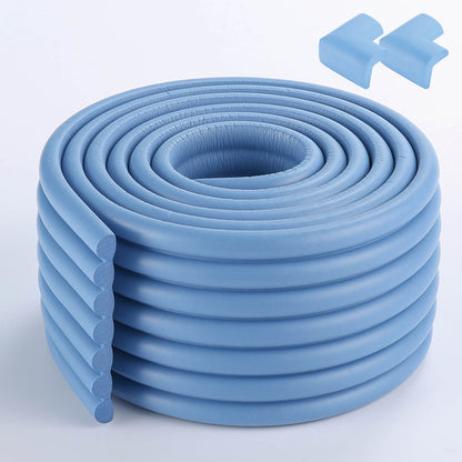 Proofing Edge And Corner Guard Protector Set, 6.5 Feet Edges & 2 Foam Corners, Furniture And Tables Child Baby Proof Bumpers , Pre-Taped Corner Cushions