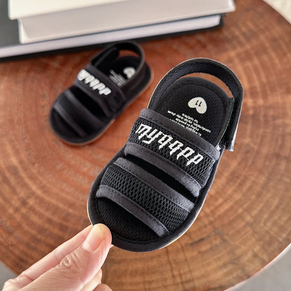 Baby Girls Boys Mesh Breathable Sandals New Soft Crib Shoes First Walker Shoes Beach Shoes For Newborn Infant, Spring And Summer
