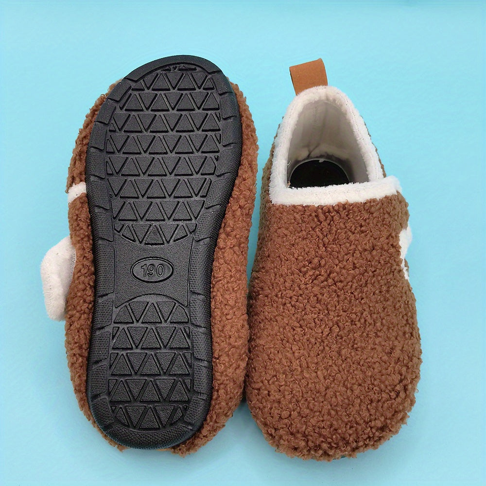 [Popular Choice] Adorable Cartoon Baby Girl Footwear - Soft, Warm for Spring/Fall | Cozy Toddler Indoor Slippers with Non-Slip TPR Sole