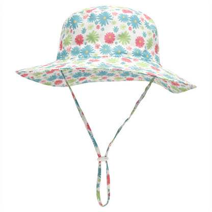 Summer Baby Sun Hats for Girls And Boys, Beach Bucket Hats for Ages 0-8.