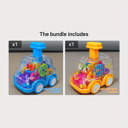 Children Press Car Boy 3 Inertia Pull Back Car 1-2 Years Old Baby 6 Months Baby Educational Toy Resistant To Falling