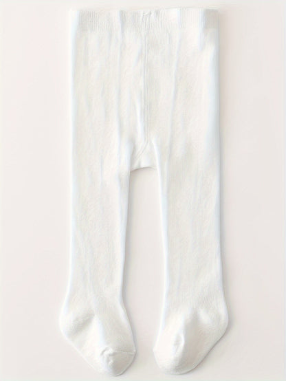 Infant's Solid Color Leggings, Versatile Pantyhose, Baby Girl's Clothing