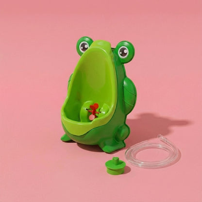 Kids Frog-Shaped Wall-Mounted Toilet Training Urinal