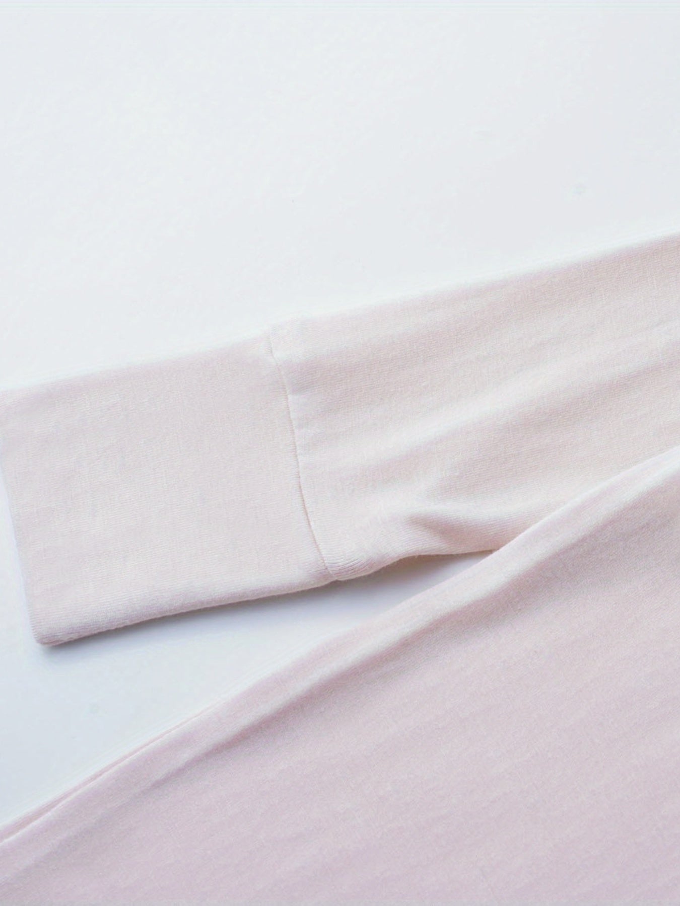 Long Sleeve Baby Girls Cotton Blend Crew Neck Casual Romper Jumpsuit - Soft Slight Stretch Fabric, Bamboo Fiber Lining, Machine Washable, Perfect for Spring and Fall - Cute and Cozy Knit Fabric Design