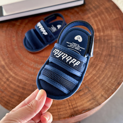 Baby Girls Boys Mesh Breathable Sandals New Soft Crib Shoes First Walker Shoes Beach Shoes For Newborn Infant, Spring And Summer