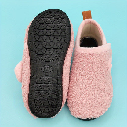 [Popular Choice] Adorable Cartoon Baby Girl Footwear - Soft, Warm for Spring/Fall | Cozy Toddler Indoor Slippers with Non-Slip TPR Sole