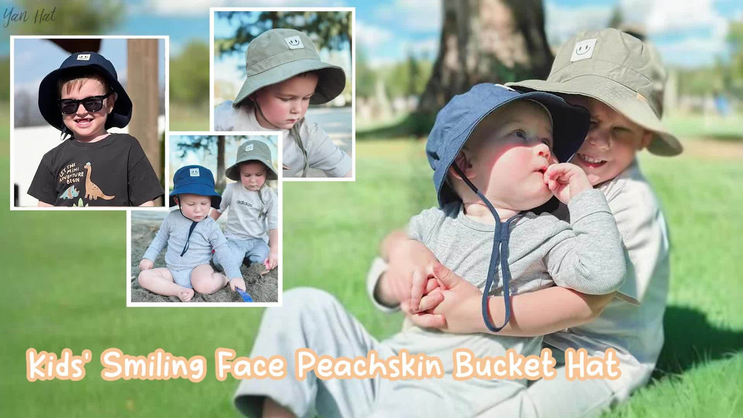 1pc Baby Sun Hat, Toddler Summer Sun Protection, Wide Brim Bucket Beach Hats For Baby Boy And Girl, Adjustable Kid Cap