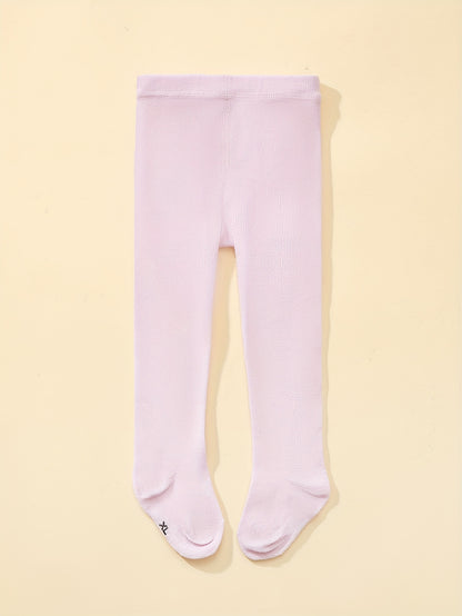 Infant's Solid Color Leggings, Versatile Pantyhose, Baby Girl's Clothing