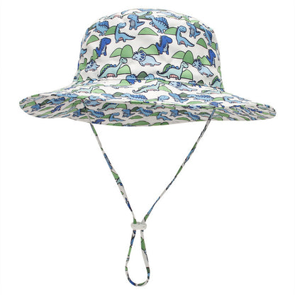 Summer Baby Sun Hats for Girls And Boys, Beach Bucket Hats for Ages 0-8.
