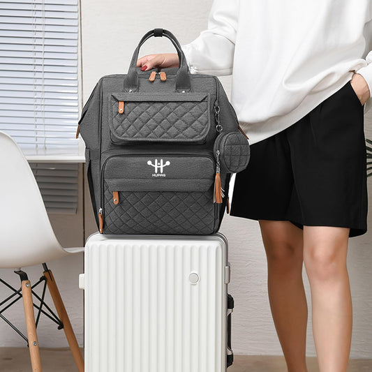 Multi-Compartment Mommy Diaper Backpack