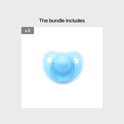 2 Options Matte Surface Baby Pacifier with Cover, Thumb & Cherry Round Shape Soother Pacifiers for Boy and Girl, Christmas Thanksgiving Day Gift