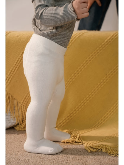 Infant's Solid Color Leggings, Versatile Pantyhose, Baby Girl's Clothing