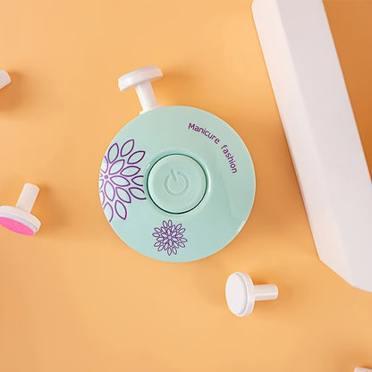 1 (3pcs-like) Baby Electric Nail Trimmer & Polisher Kit - -like Operation (Battery-Free), for, & - Gentle Painless Manicure System with Clipper/Scissors-like Tool - -Friendly Nail Care