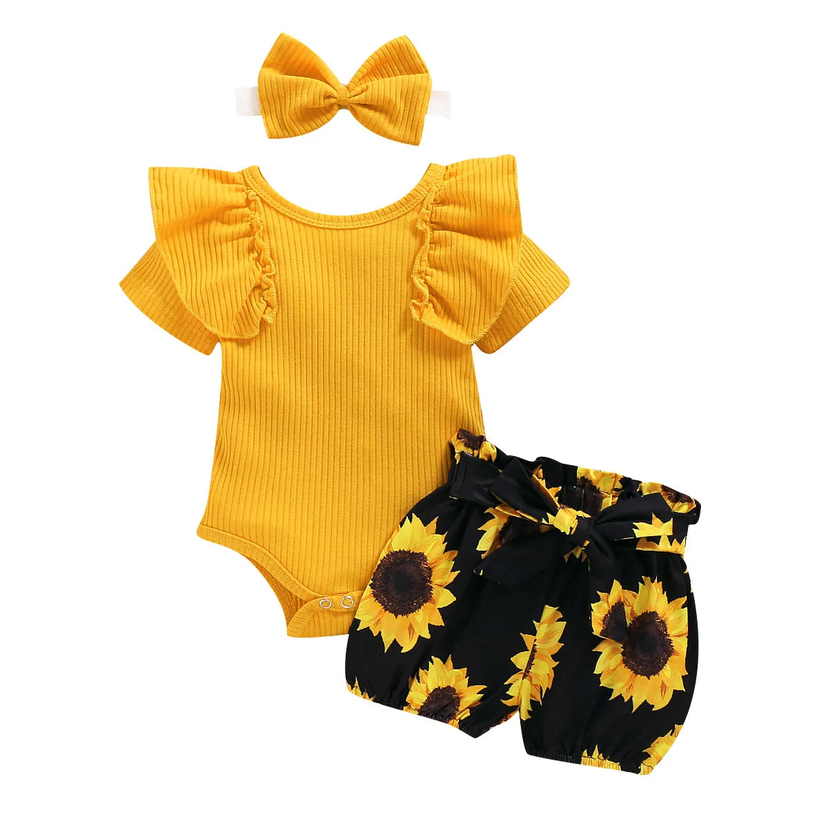 Short Sleeve Baby Girl Outfit