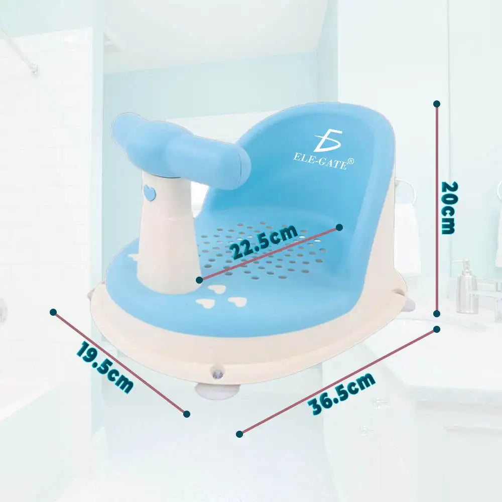 Baby Bath Seat with Backrest and Non-Slip Suction Cups - Comfort and Safety in the Bath