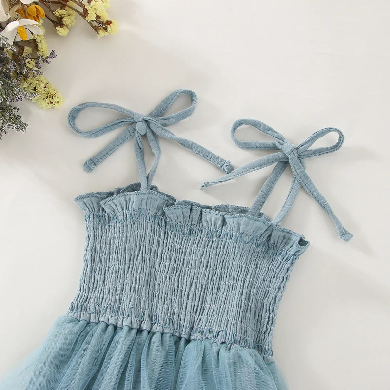 Baby Sleeveless Ruffle Romper Set