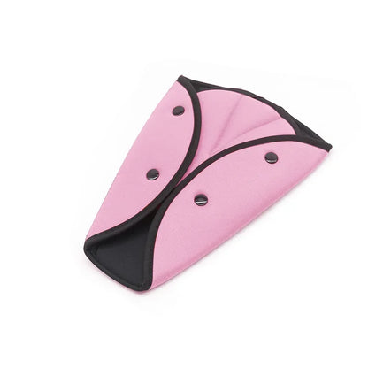 Universal Car Safe Seat Belt Cover Soft Adjustable Triangle Safety Seat Belt Pad Clips Protection for Baby Child Belts amagi