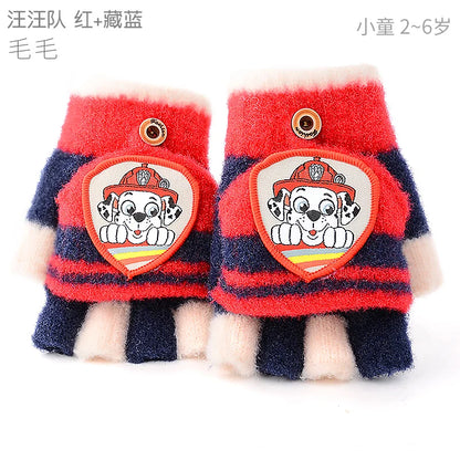 Genuine Paw Patrol Winter KIDS Glove Chase Marshall Skye Everest Rubble Zuma Rocky Ryder Children Mittens Christmas Gift 2-6T