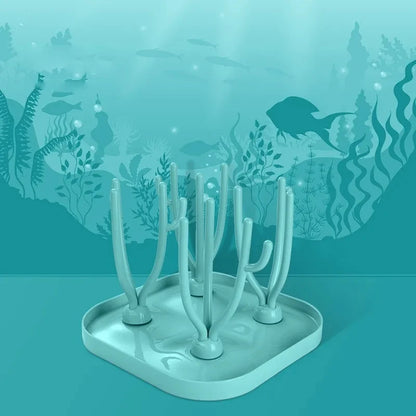 Baby Bottle Drying Rack Feeding Cup Holder Removable Tree Shape Rack Cleaning Pacifiers And Accessories Storage Drying Shelf