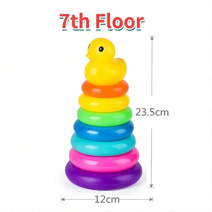 Montessori Baby Toy Rolling Ball Tower Montessori Educational Games For Babies Stacking Track Baby Development Toys 1 2 3 Years
