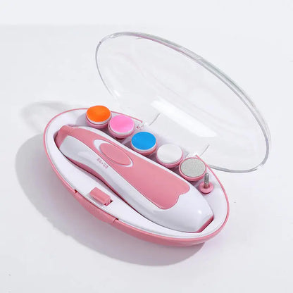 Baby Electric Nail Trimmer Kid Nail Polisher Tool Baby Care Multifunctional Fingernail Cutter Trimmer Infant Manicure Set