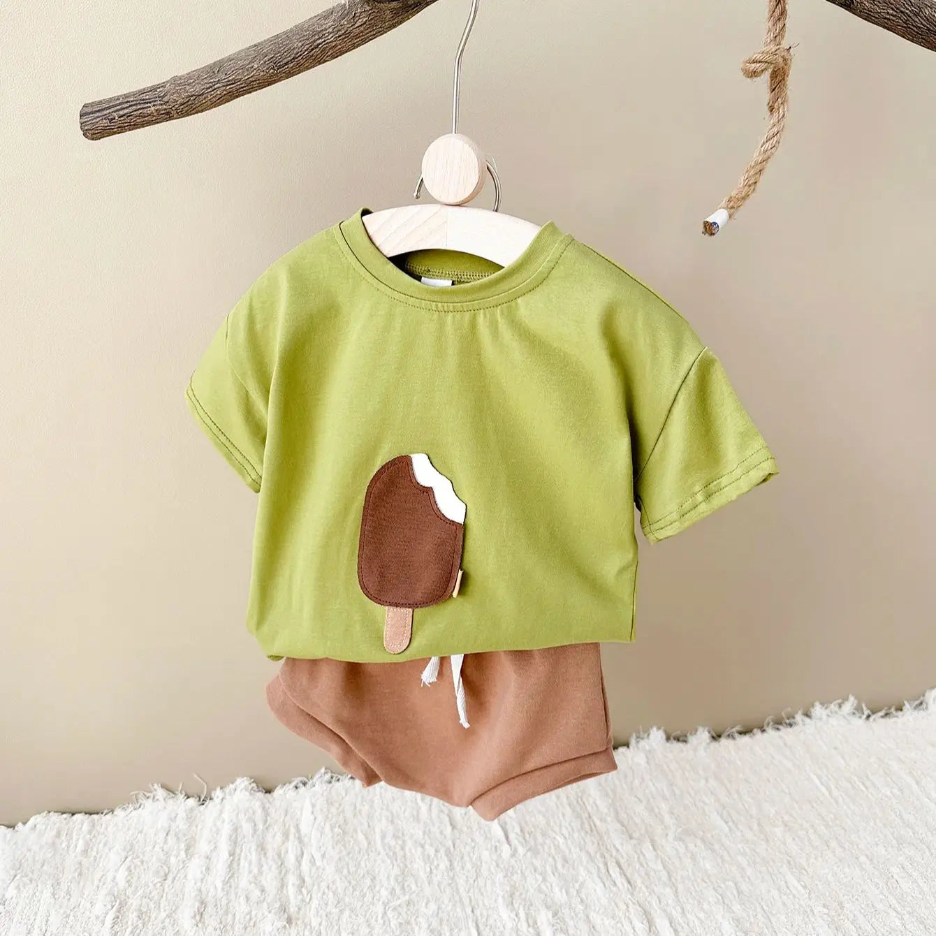 Infant Cotton Ice Cream Outfit