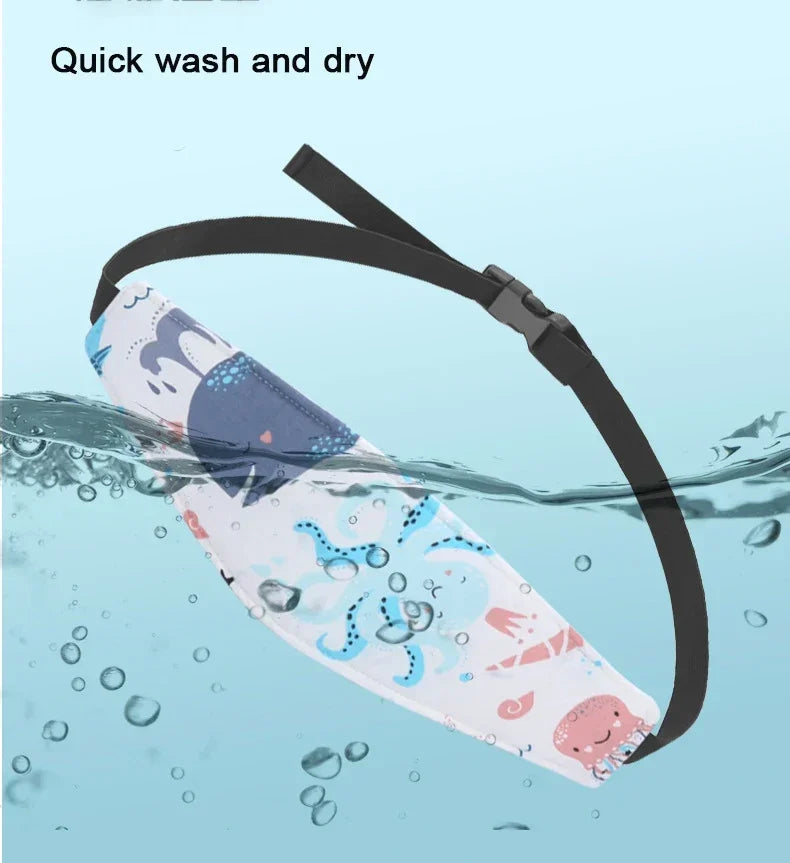 Toddler Sleep Positioner Baby Carseat Head Support Adjustable Infant Stroller Neck Relief Strap Pillow Fastening Belt Headrest