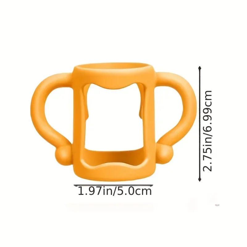 Easy Grip Handle, Can Accommodate Most Bottles - BPA-free Soft Silicone ,Silicone Bottle Handle For Narrow Baby Bottles