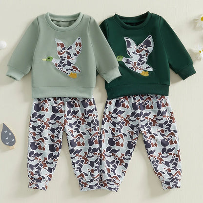 Camo Duck Baby Outfit Set