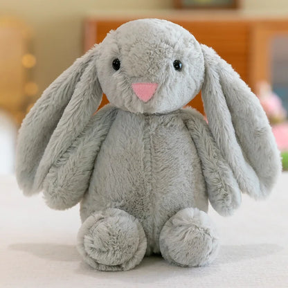 Cute Bunny Rabbit Plush Toy Long Ear Soft Stuffed Doll Girls Kids Baby Toy Kawaii Animal Birthday Gifts ﻿