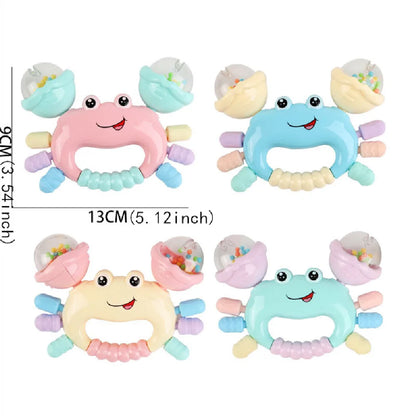 1pc random color Early Development crab Rattle Toys For Babies 0 to 36 Months Newborns Baby  Games Toys Teether Rattle Baby Toys