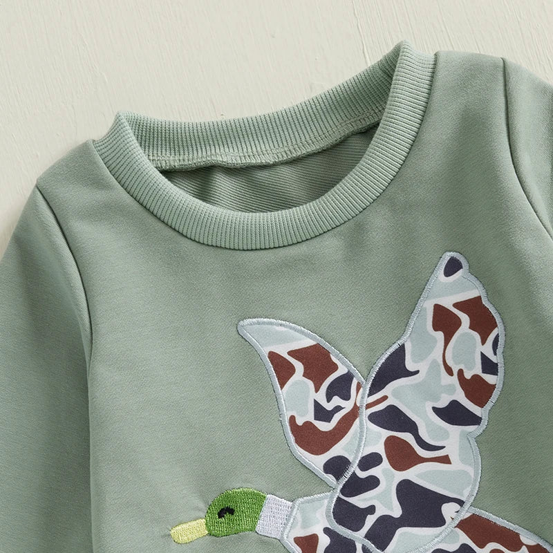 Camo Duck Baby Outfit Set