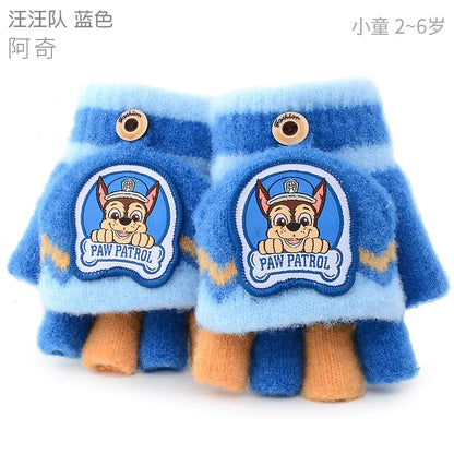 Genuine Paw Patrol Winter KIDS Glove Chase Marshall Skye Everest Rubble Zuma Rocky Ryder Children Mittens Christmas Gift 2-6T