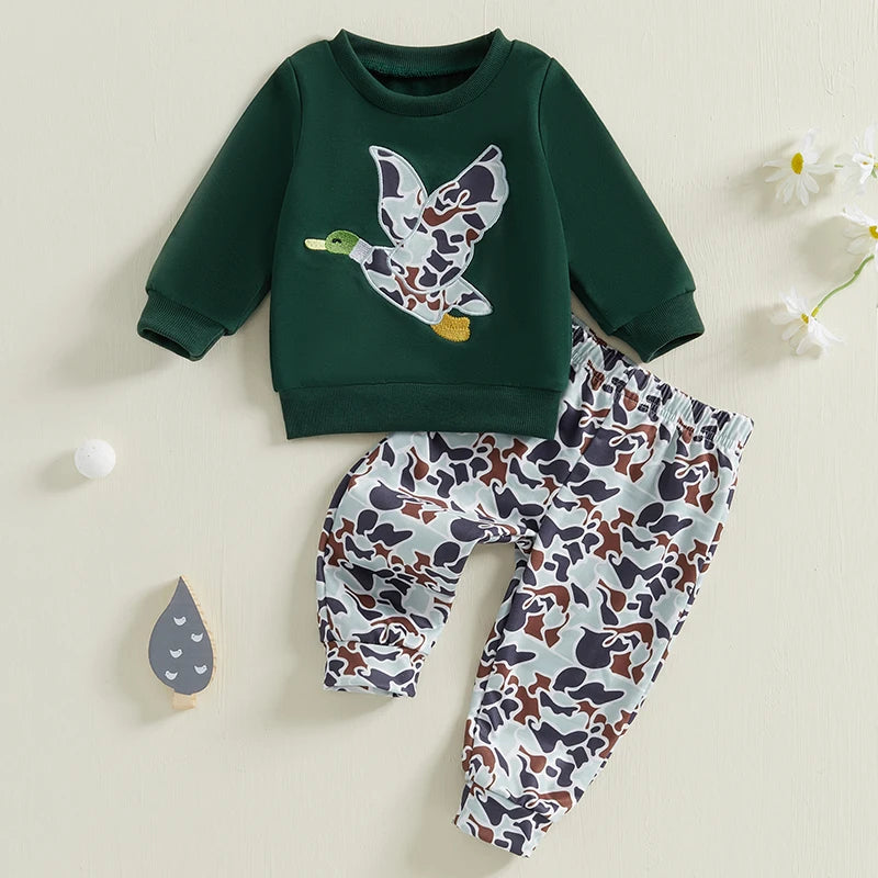 Camo Duck Baby Outfit Set