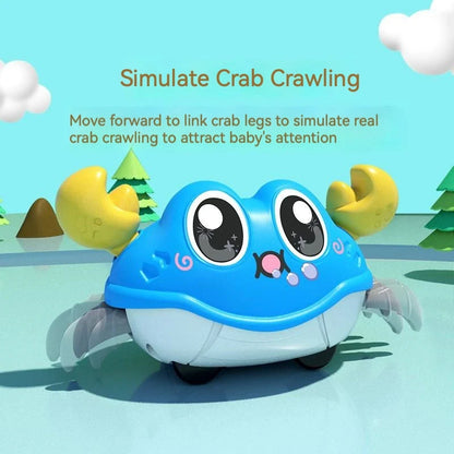 Crawling Crab Tummy Time Walking Dancing Toy Baby Sensory Toys Infant Learning Crawl Gifts Double Force Walking Crawling Toys
