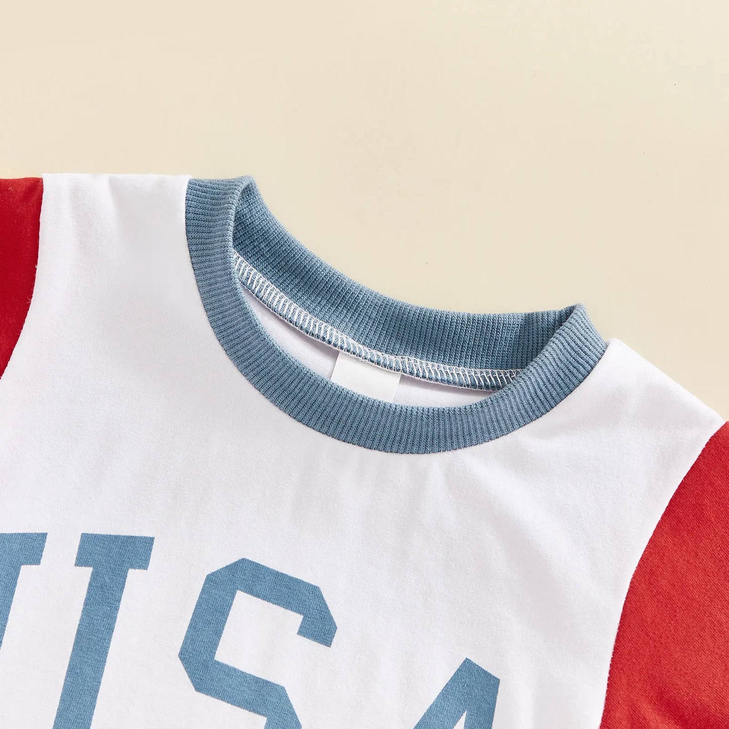 Short Sleeve USA Printed Shirt