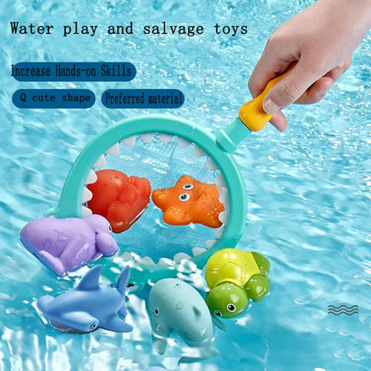 Baby Bath Toys Bathtub Colorful Toys Waterproof Bath Toys for Toddler Infant Boys Girls 0~3years Gift