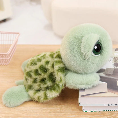 Realistic Tortoise Plush Toys Sea Turtle Cute Animal Doll Soft Stuffed Animal Baby Toy Gift Girls Birthday Gifts Room Decor